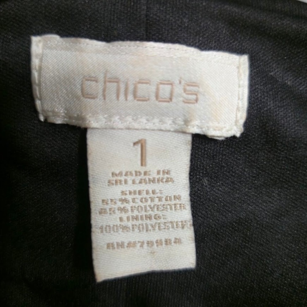 Chico's Striped Knit Shift Dress – Size 1 (Equivalent to M/L) - Picture 5 of 7